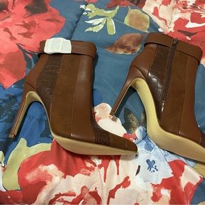 Brand New Brown Booties Size 11